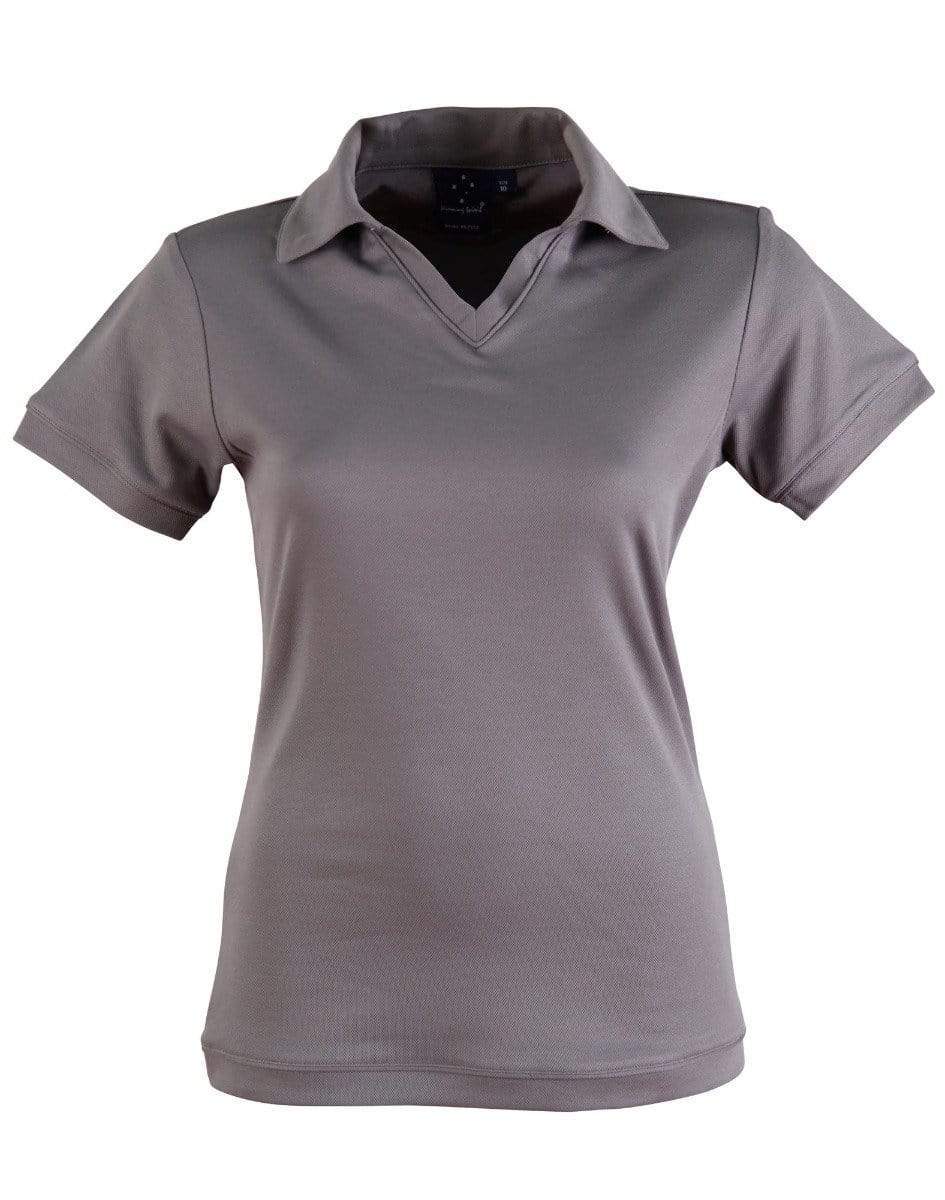 Winning Spirit Casual Wear Steel Grey / 8 WINNING SPIRIT VICTORY POLO Ladies' PS34A