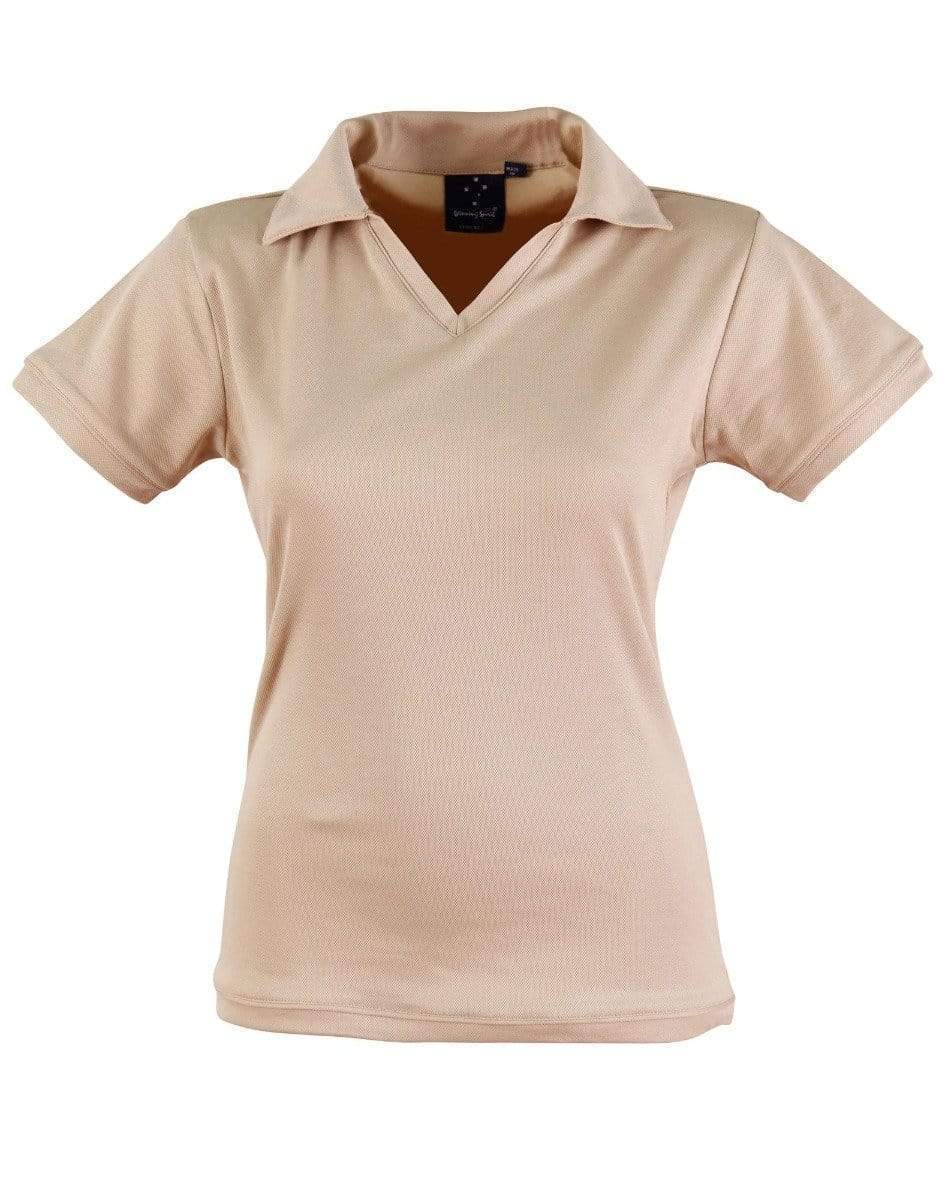 Winning Spirit Casual Wear Beige / 8 WINNING SPIRIT VICTORY POLO Ladies' PS34A