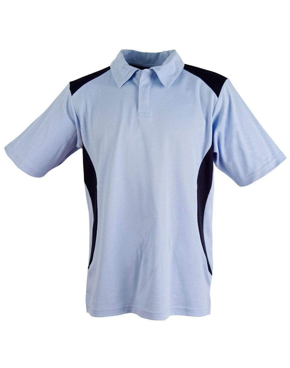 Winning Spirit Casual Wear Sky/Navy / 4K WINNING SPIRIT WINNER POLO Kids PS31K