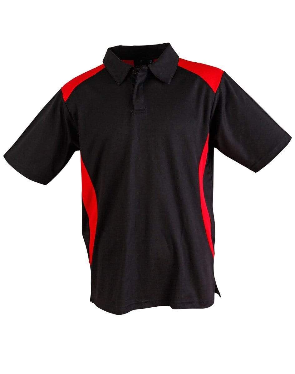 Winning Spirit Casual Wear Black/Red / 4K WINNING SPIRIT WINNER POLO Kids PS31K