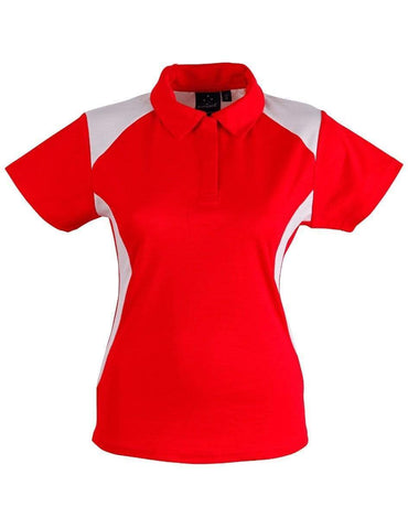 Winning Spirit Casual Wear Red/White / 8 WINNING SPIRIT WINNER POLO Ladies' PS32A