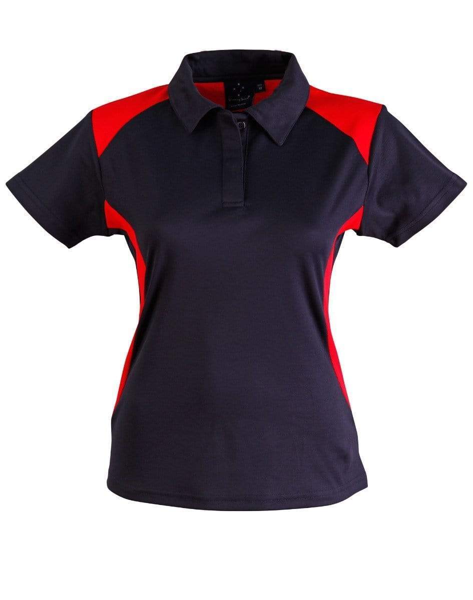 Winning Spirit Casual Wear Navy/Red / 8 WINNING SPIRIT WINNER POLO Ladies' PS32A