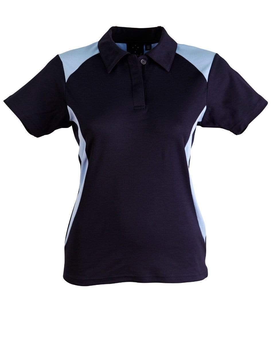 Winning Spirit Casual Wear Navy/Sky / 8 WINNING SPIRIT WINNER POLO Ladies' PS32A