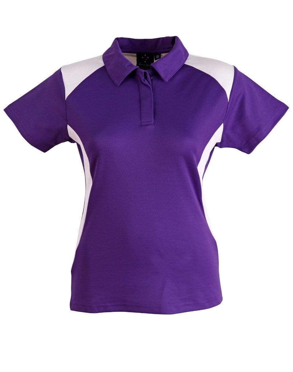 Winning Spirit Casual Wear Purple/White / 8 WINNING SPIRIT WINNER POLO Ladies' PS32A