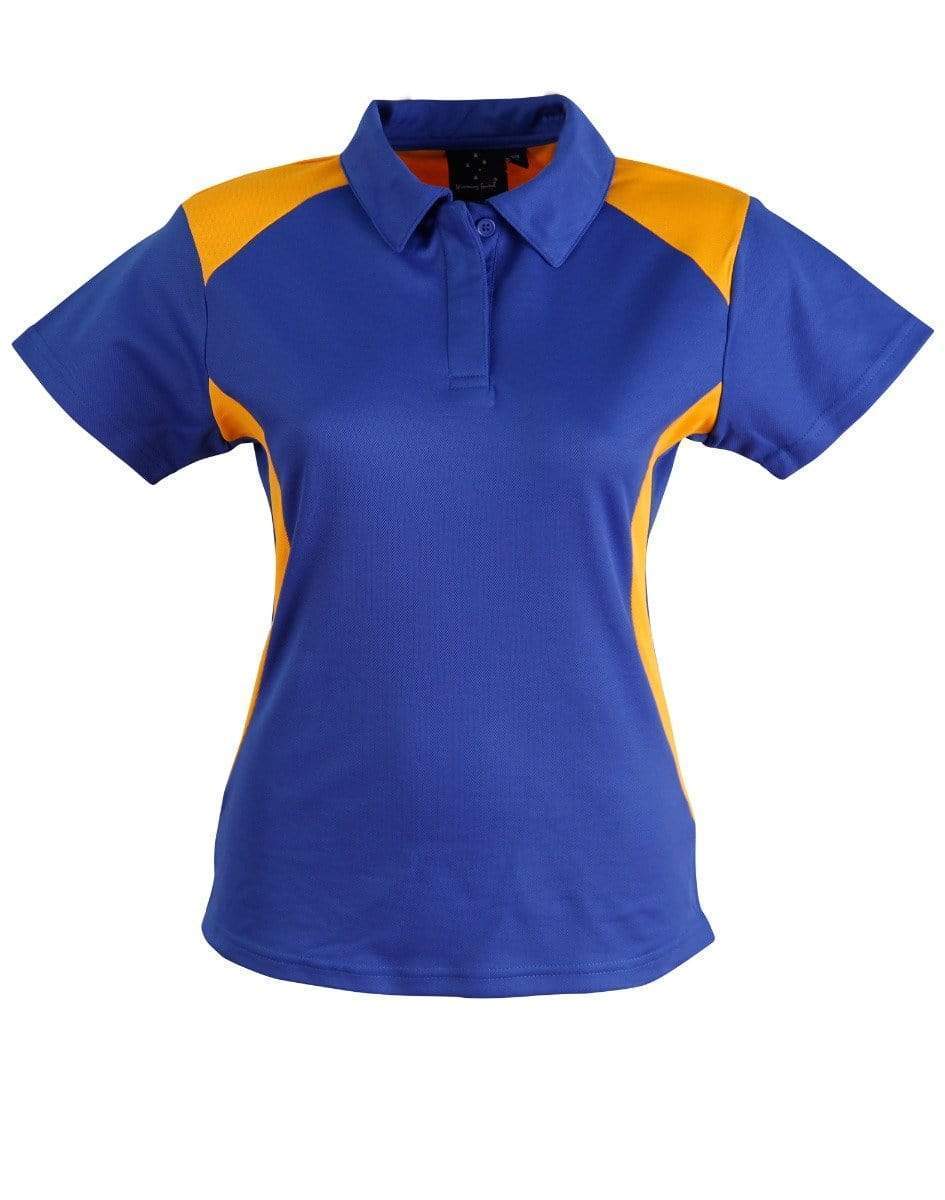 Winning Spirit Casual Wear Royal/Gold / 8 WINNING SPIRIT WINNER POLO Ladies' PS32A