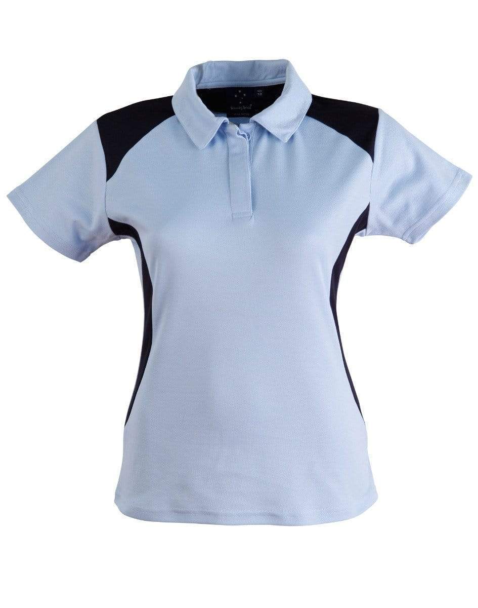 Winning Spirit Casual Wear Sky/Navy / 8 WINNING SPIRIT WINNER POLO Ladies' PS32A