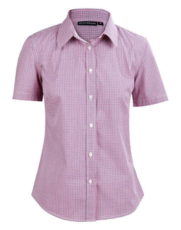 Winning Spirit Women's Two Tone Mini Gingham 3/4 M8340q